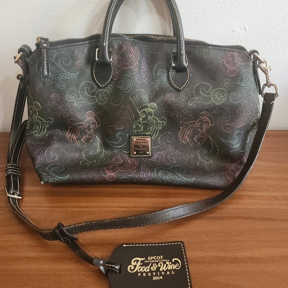 Dooney & Bourke Disney Epcot Food Festival Chef Mickey Bag Satchel Purse